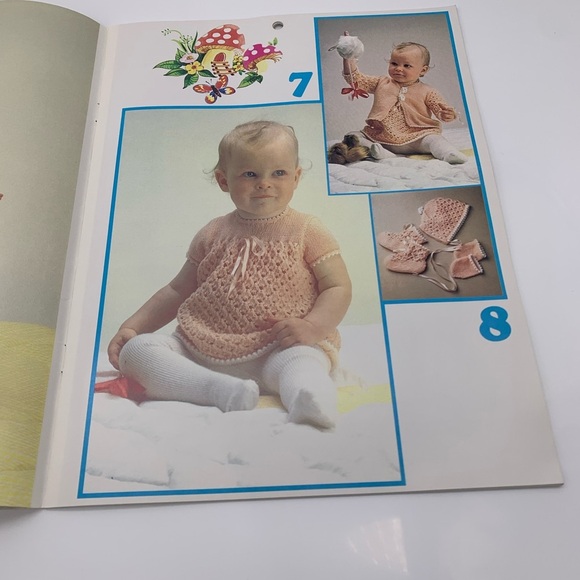 Vtg. Hand Knit Designes FAIRY TALE BABY BOOK by Susan Bates for Babies Up to 3 - Picture 6 of 12